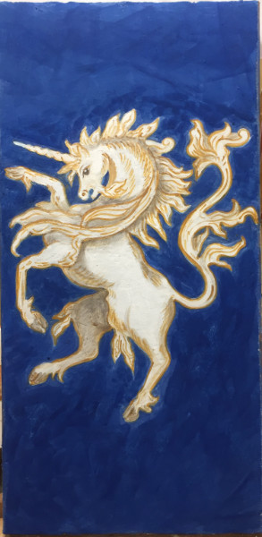 Affresco 60 x 30 UNICORNO